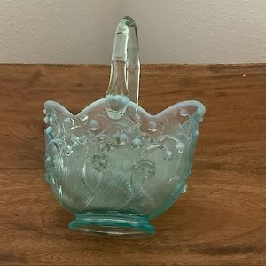 Fenton Lily of the Valley Basket
